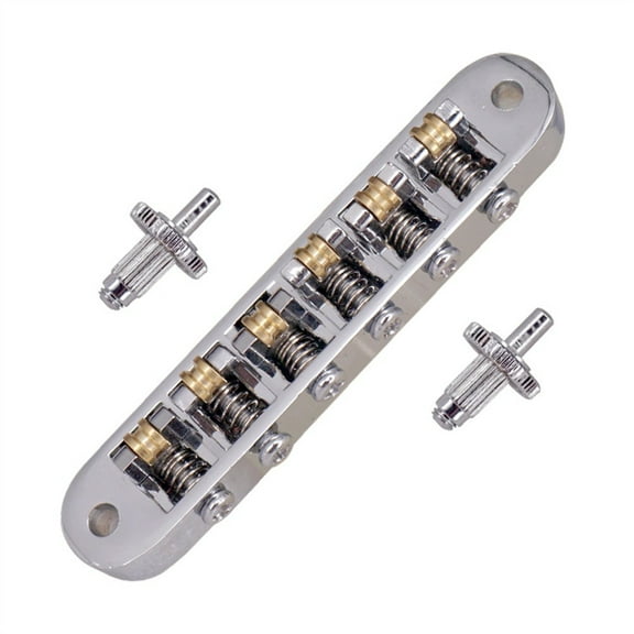 Guitar Roller Saddle Bridge for Les Paul EPI Electric Guitars - Chrome,Gold