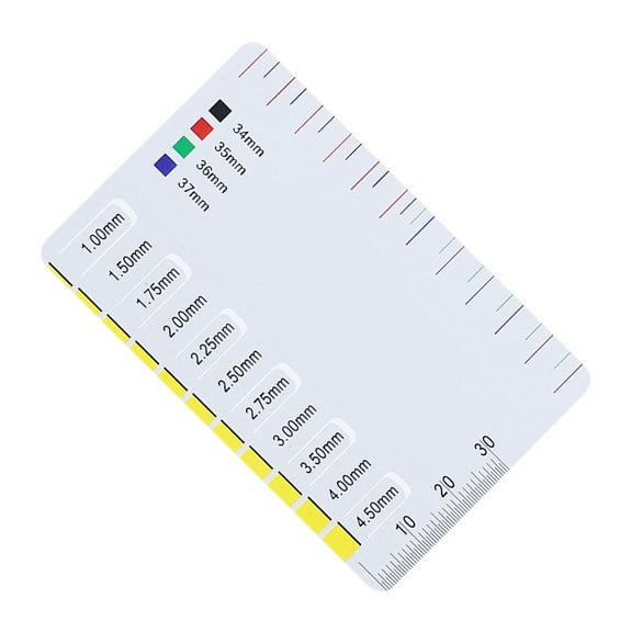 Guitar Set Up Repairing Luthier Tool for Guitar, Ukulele, Banjos, Guitar String Action Gauge Ruler, Guitar Height Gauge