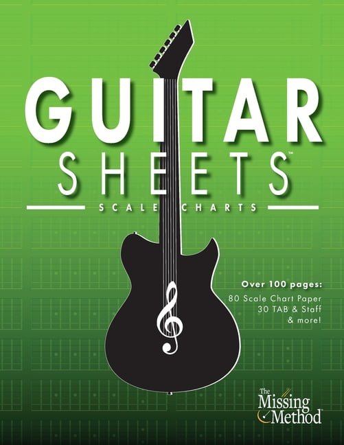 Guitar Sheets: Guitar Sheets Scale Chart Paper: Over 100 pages of Blank ...