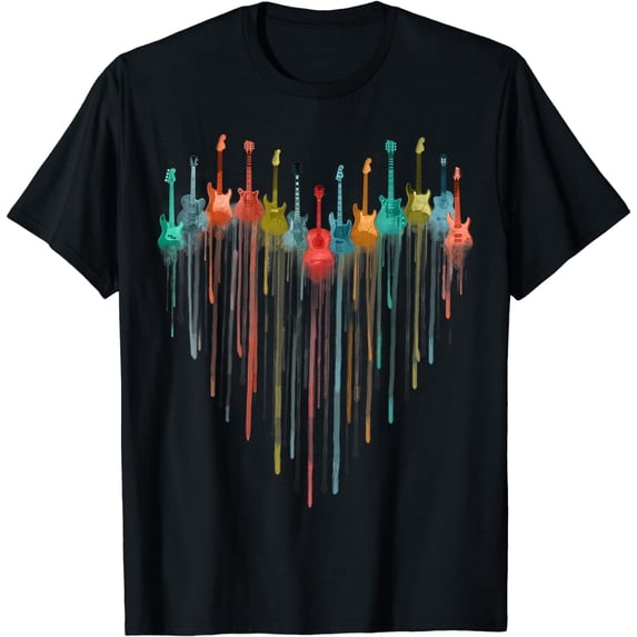 Guitar Shirt. Retro Style, Gift For Guitarist T-Shirt T-Shirt