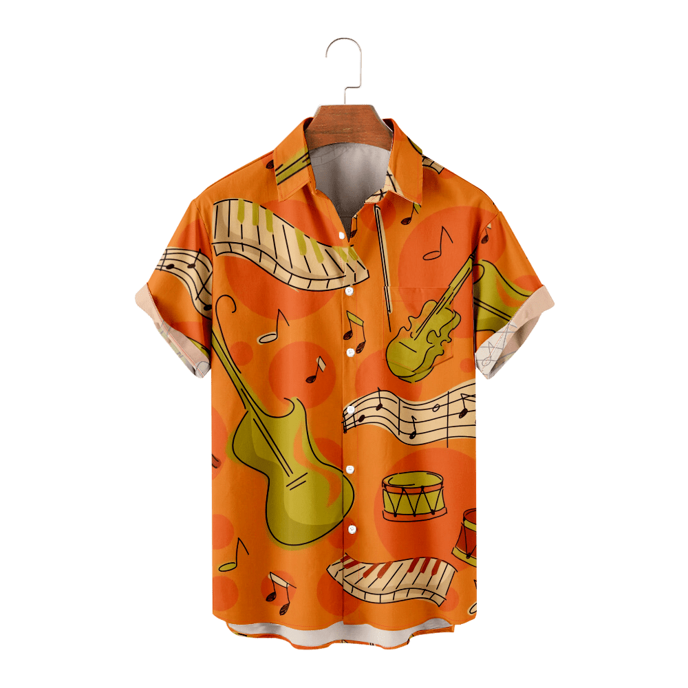 guitar shirts button up