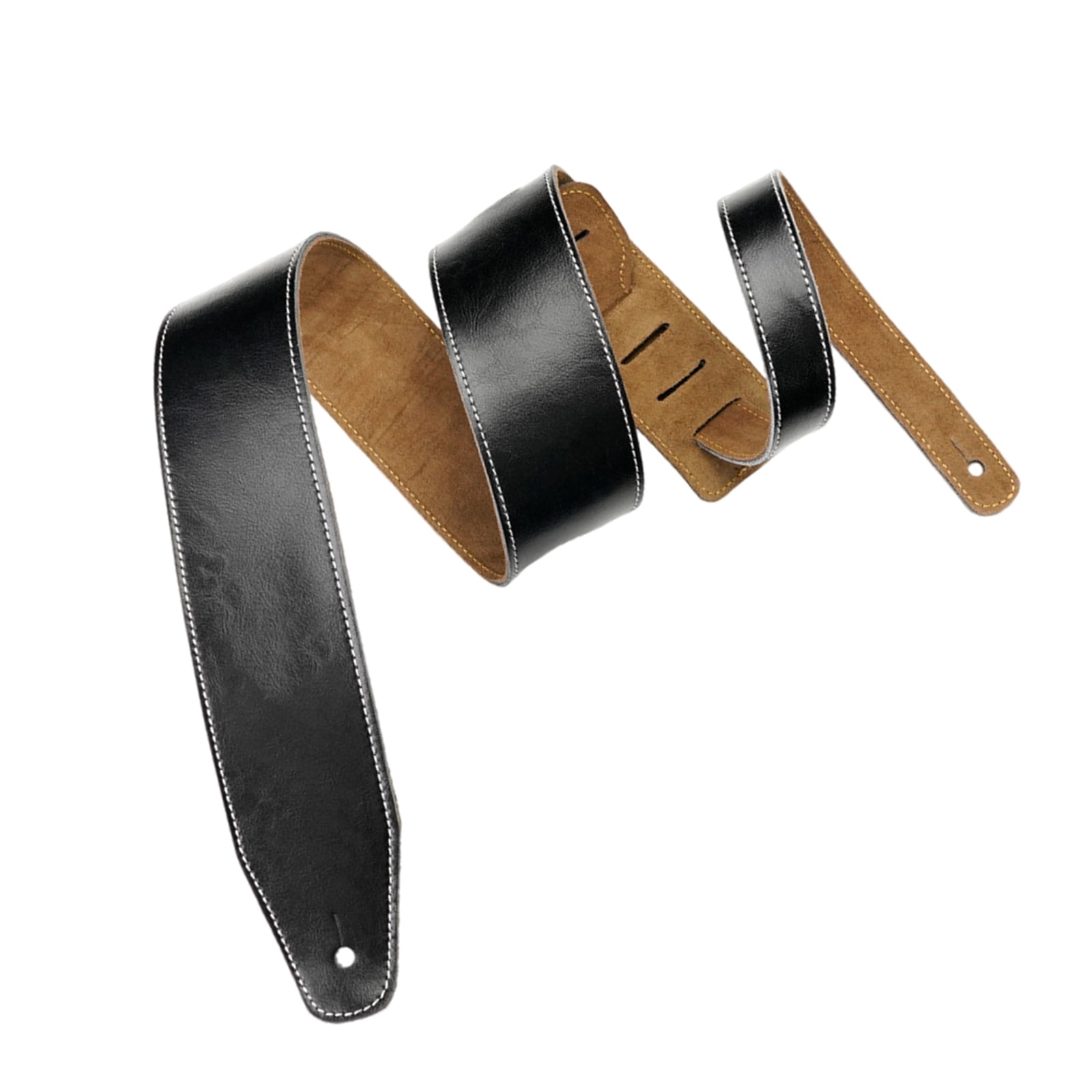 Guitar Shoulder Strap Adjustable Soft Leather Guitar Strap Thicken Shoulder Belt for Electric Acoustic Guitar Bass