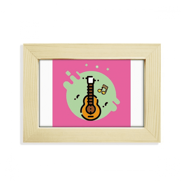 Guitar Sign Animation Desktop Decorate Photo Frame Picture Art Painting 5x7 inch