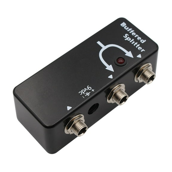 Guitar Signals Buffer Splitter Pedal Restores Tone Claritys Double Clean Output Signals Buffer Splitter for Effects Chain