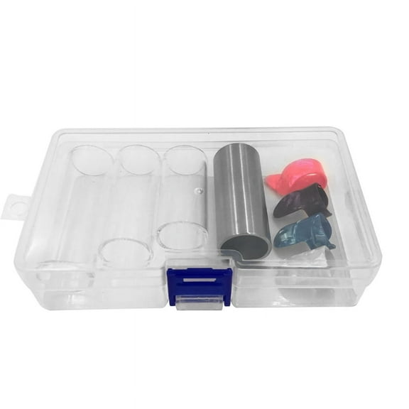 Guitar Slide Stainless Steel Metal/Glass Finger Slide for Guitar Bass Banjo Ukulele String Instrument Accessories