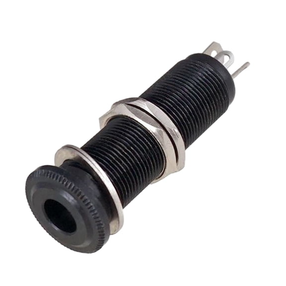 Guitar Socket Connector 1/4inch for Electric Guitar Bass Cylinder Threaded Guitar Output Jacks Plug Socket Replacements