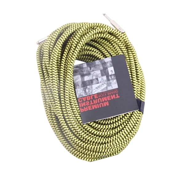 Guitar Sound Cable 24AWG Coppers Wire Flexible Nylons Braideds Universals Compatibility for Music Equipment