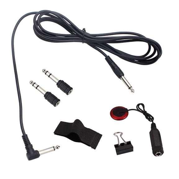 Guitar Sound Pickup Piezo Contact Microphone Pickup Transducer Guitar Cable Sticker Guitar Ukulele Instruments Accessory