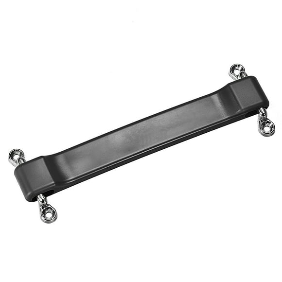 Guitar Speaker Cabinet Carry Handle Spring PU Leather Handle Strap Guitar Amplifier Black with Silver Buckle