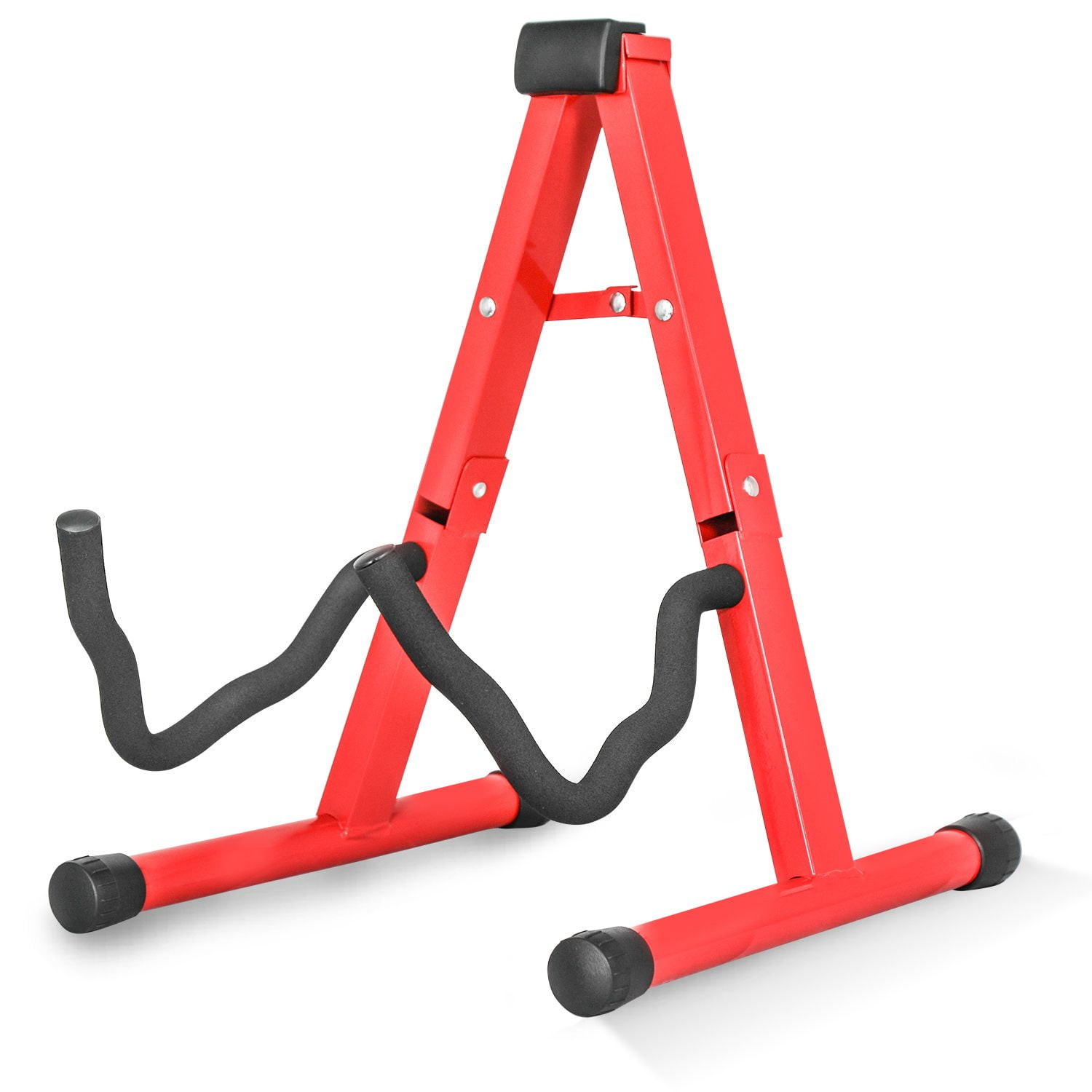 Guitar Stand A Frame w Soft Foam Arm Non Slip Rubber for Acoustic Electric Bass Ukulele