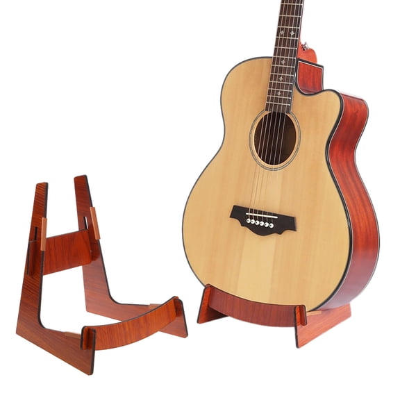 Guitar Stand, Foldable Electric Guitar Thicken L-Framed Vertical Guitar Stand Musical Instrument Holder with Soft Side