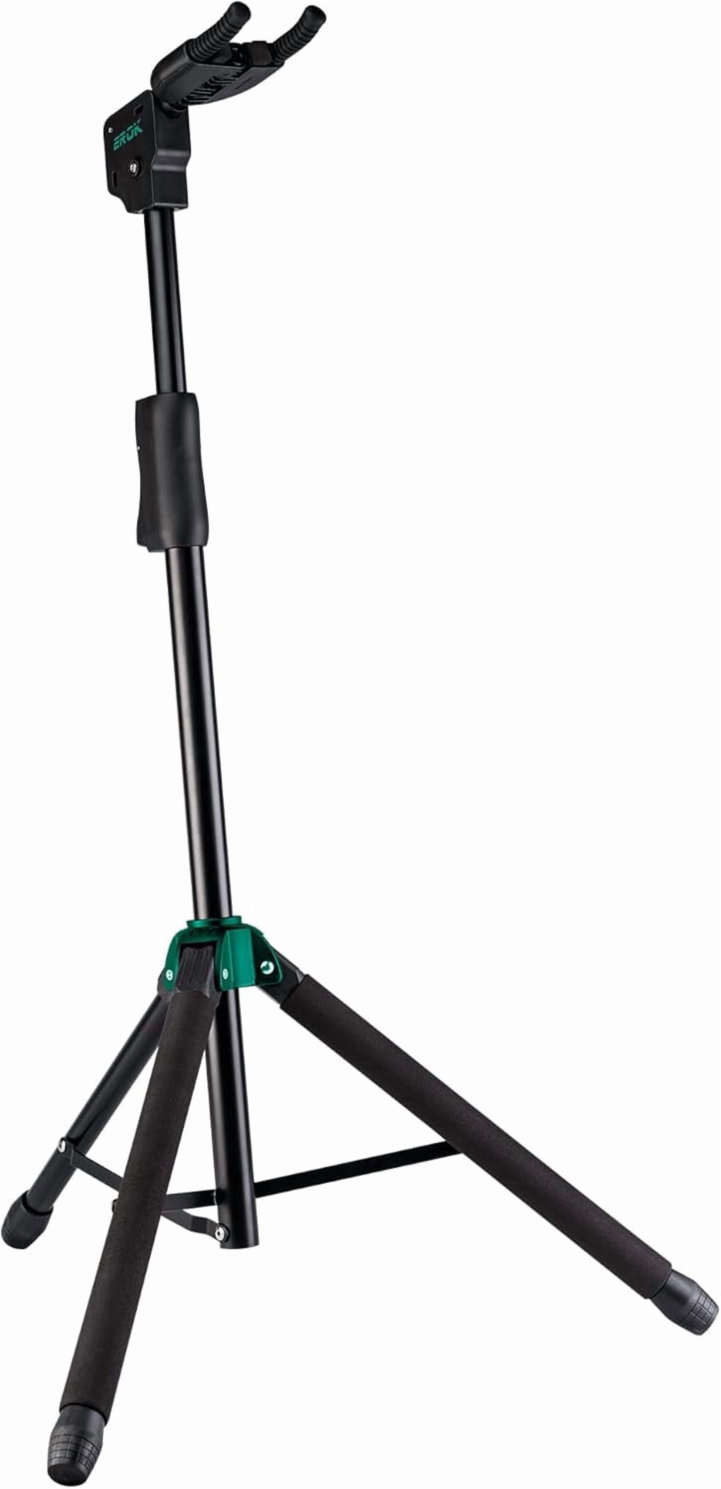 Guitar Stand - Heavy Duty Auto-Lock, Adjustable for Acoustic/Electric Guitars & Bass, 33lbs Capacity, 360° Non-Slip Base | Portable for Stage/Travel/Studio