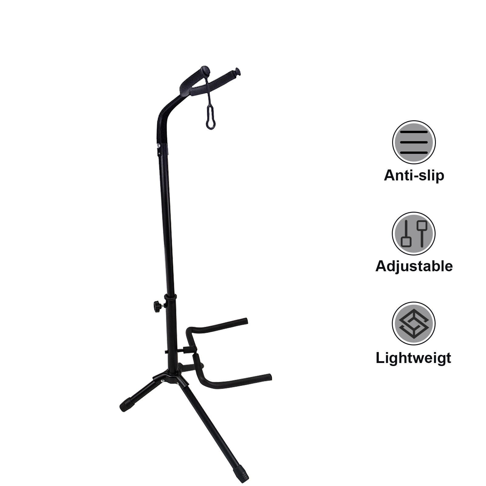 Guitar Stand Holders Foldable Floor Rack Tripod for Electric Bass ...