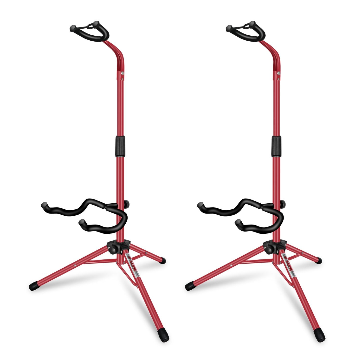 Guitar Stand Pair Floor Folding Soporte Para Guitarra - Acoustic Electric Bass GSH HD 2PK