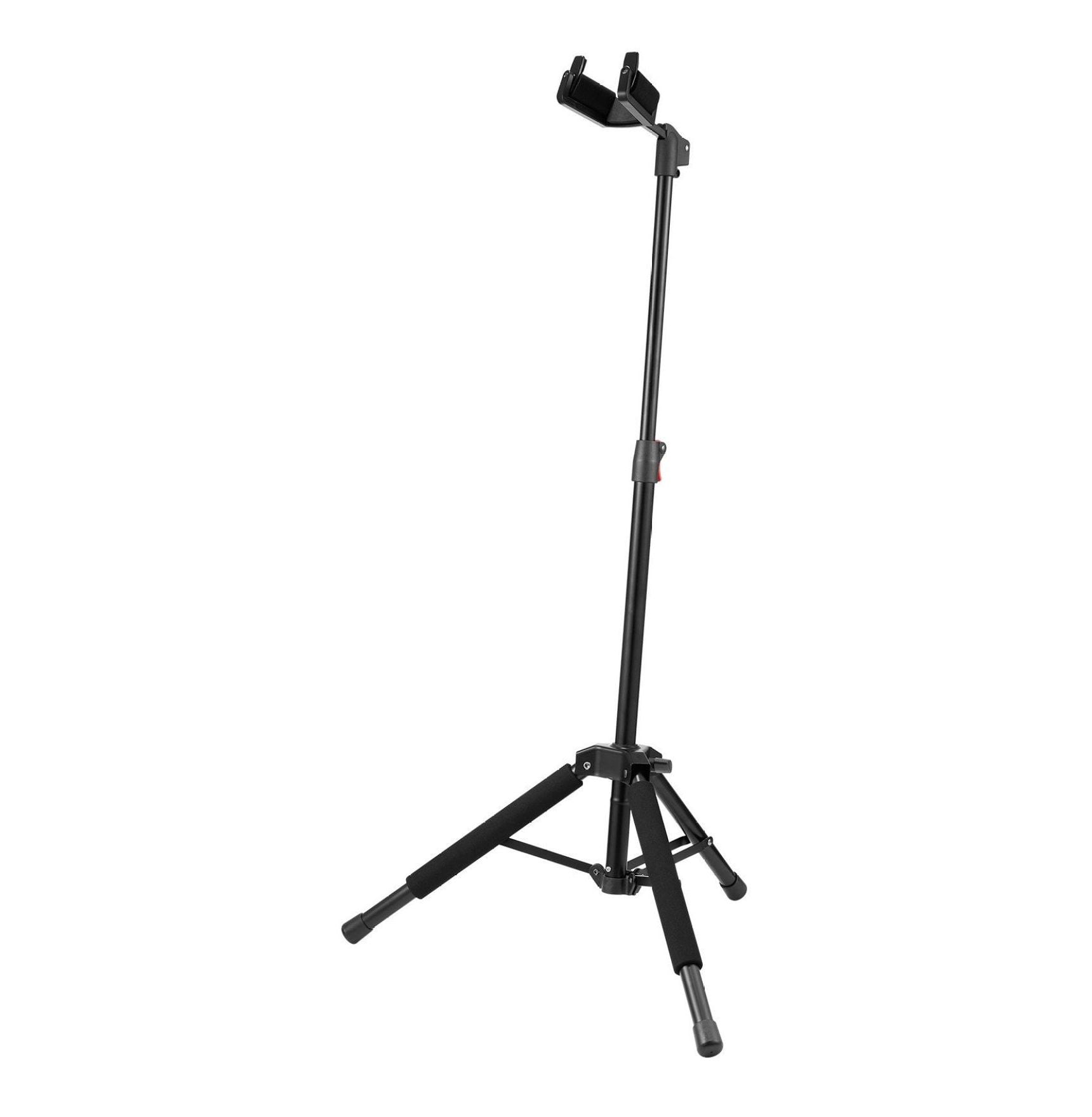 Guitar Stand Tripod, 33 lbs Capacity, Adjustable 35.4-47.2in, Foldable Guitar Holder for Acoustic Electric Classical Bass, Floor Display Rack