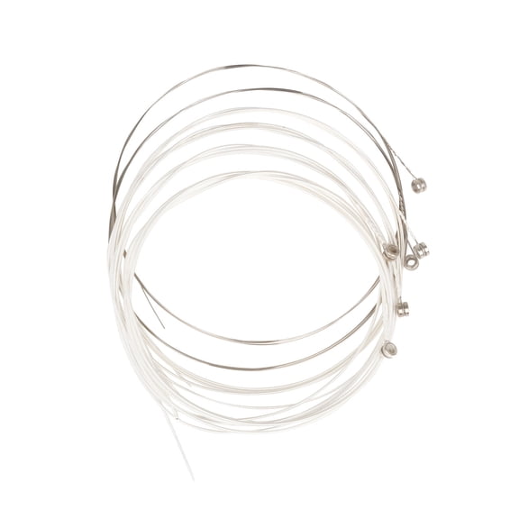 Guitar Str Acoustic Folk Guitar Replacement Strings Set AY-A206 Durable Steel Core Bronze Wound Musical Instrument Accessories for Beginners Use A218_Silver