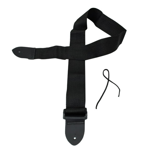 Guitar Strap Adjustable PU Leather Nylon Webbing Guitar Strap Guitar Strap Belt Parts Guitar Strap Guitar Straps With Longer Leather Ends Acoustic For Kids Men & Women Guitarists