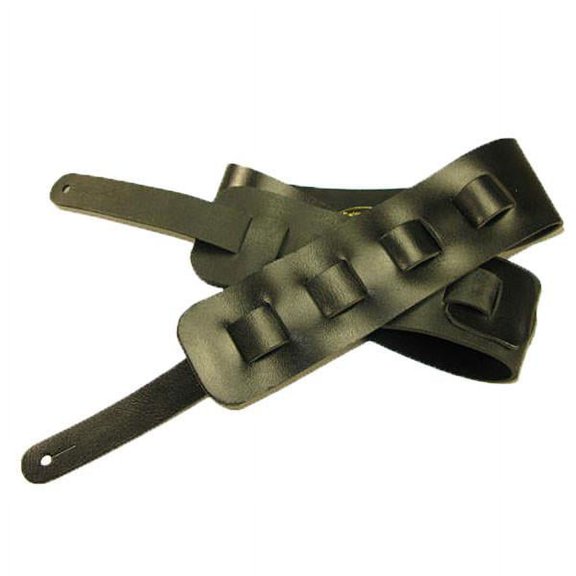 Guitar Strap Full Grain Cowhide - Black