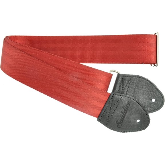 Guitar Strap (GS0000DR04BK), Dark Red, Medium