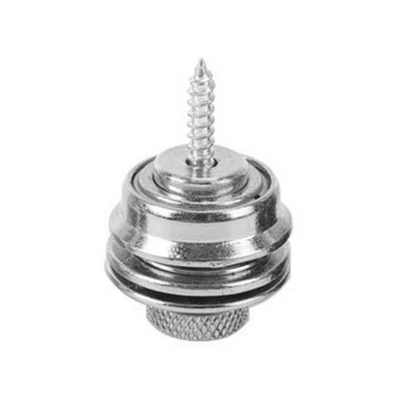 Guitar Strap Lock Button End Pins Security Straplock for Ukulele, Basses, Banjos Easy to Install