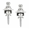 thumbnail image 1 of Guitar Strap Locks,2 PCS Silver Guitar Strap Lock Buttons Guitar Strap Locks Set Security Quick Release Strap lock Retainer System Guitar Strap Lock for Electric,Bass,Acoustic Guitar, 1 of 7