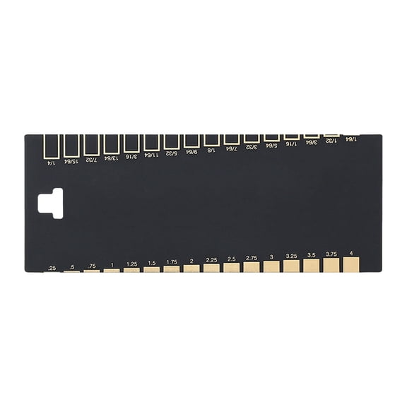 Guitar String Action Gauge Playing Measurement Gauge PVC Texture Suitable for Professional and Amateur Musicians