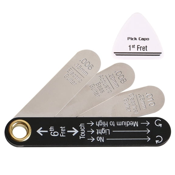 Guitar String Action Gauge Playing Measurement Gauge Texture Suitable for Professional and Amateur Musicians