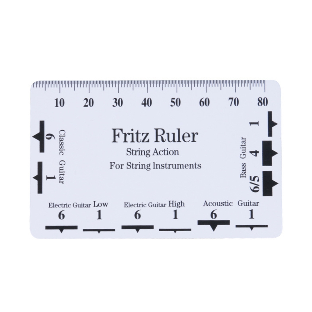 Ukulele Ruler Guitar String Action Gauge Ruler, Guitar Height Gauge, Guitar Set Up ...