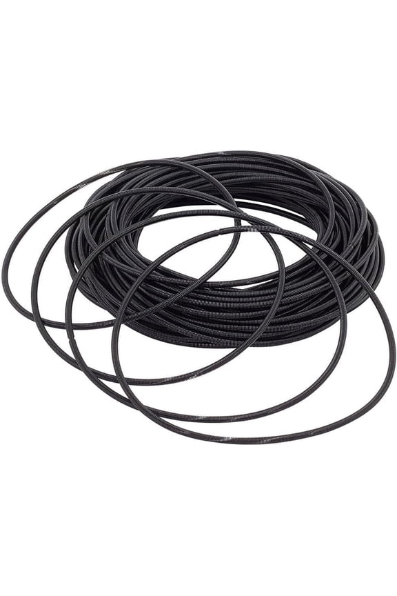 Guitar String Bracelets Stainless Steel Coil Bracelets for Daily Wear Parties Birthdays Weddings diy Black