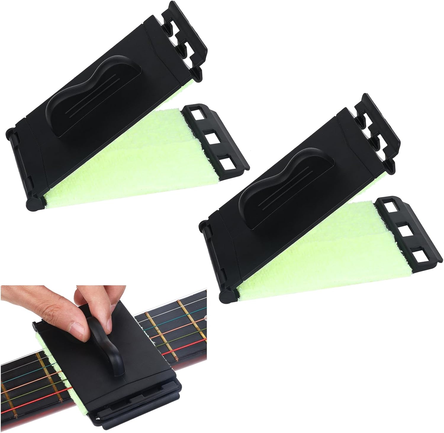 Nettoyant Pour Cordes De Guitare - 2 Pièces - Pour Guitare, Basse, Ukulélé, Violon - Entretien Instruments