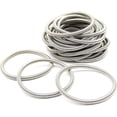 thumbnail image 1 of Guitar String Coil Bracelet for Women Men Teens Kids, 4.5 mm Stainless Steel Stackable Spiral Bangle Bracelets 24 pcs, 1 of 7
