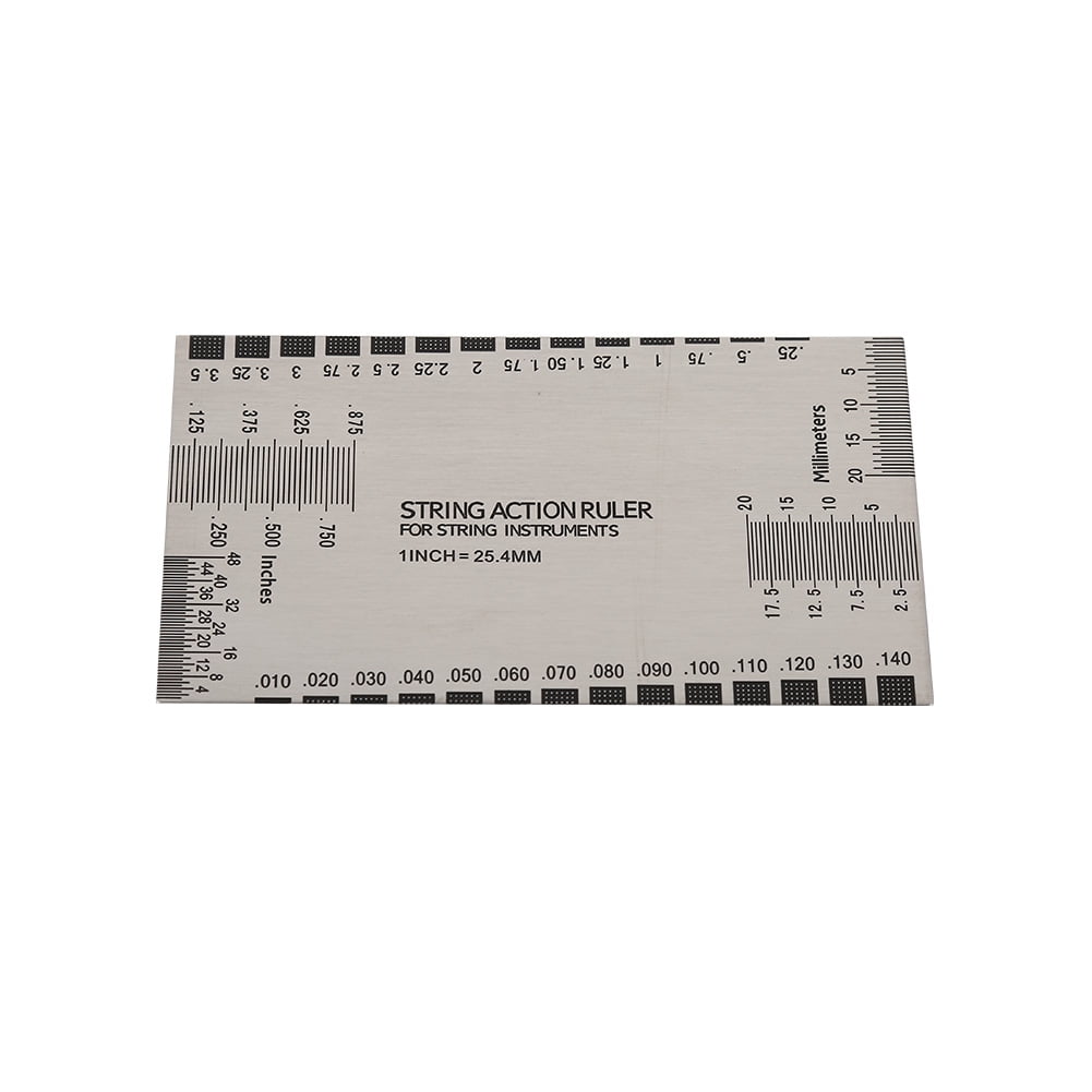 Guitar String Gauge Tool,Measurement Standard String Action Ruler Gauge