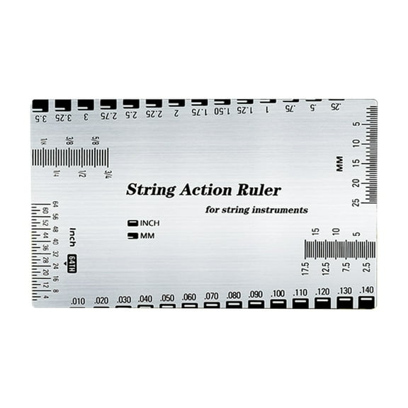 Guitar String Height Ruler Guitar Repairing Tool String Action Gauge Ruler