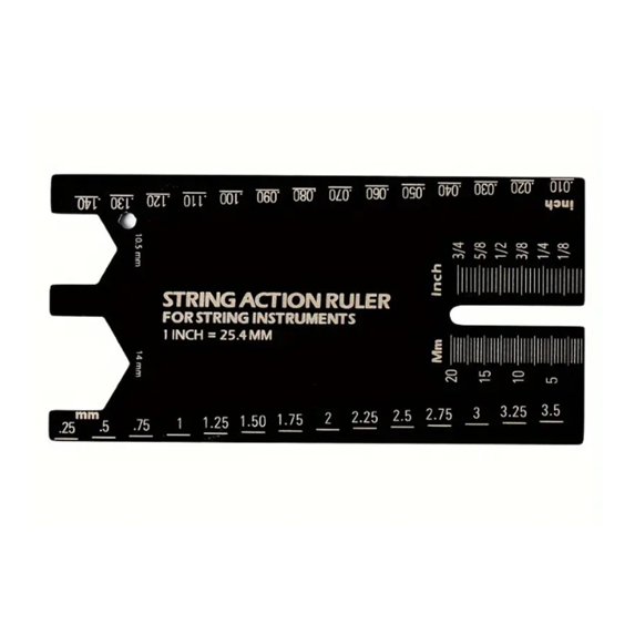 Guitar String Height Ruler Guitar Repairing Tool String Action Gauge Ruler