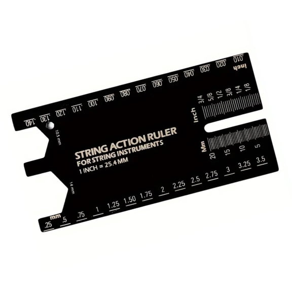 Guitar String Height Ruler Measurement Tool Guitar String Action Ruler Luthier Tool Guitar Repairing Tool Easy to Use