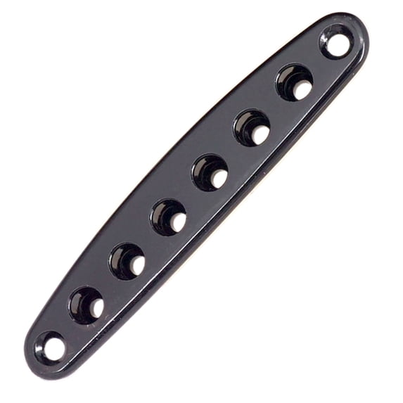 Guitar String Through Plate Mounting Ferrules Guitar Bridge String Thru Body Ferrule Bushing Plate for Bass Guitar