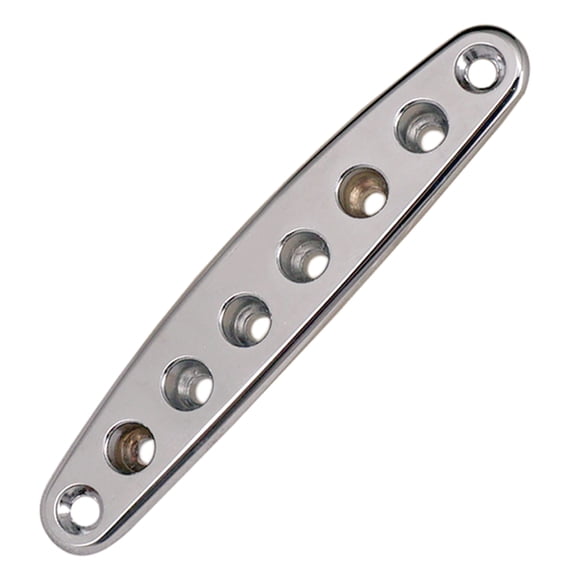 Guitar String Through Plate Mounting Ferrules Guitar Bridge String Thru Body Ferrule Bushing Plate for Bass Guitar