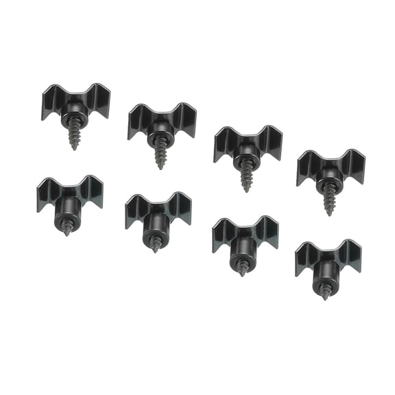 Guitar String Trees String Retainer Guides Black for Electric Guitar Bass Part Replacement with Screws 4 Set