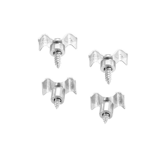 Guitar String Trees String Retainer Guides Silver for Electric Guitar Bass Part Replacement with Screws 2 Set