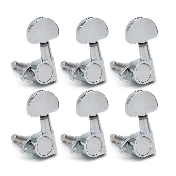 Guitar String Tuning Pegs Keys Tuners Machine Heads for Acoustic Electric Guitar Chrome