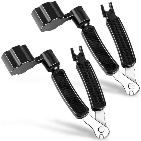 Guitar String Winder Cutter Pin Puller Multifunctional 3 In 1 Guitar Maintenance Tool String Peg Winder String Cutter Pin Puller Instrument Accessories