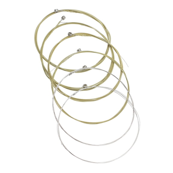 Guitar Strings 6 Pcs Accessory Supply Electric Accessories The Replace Brass Alloy