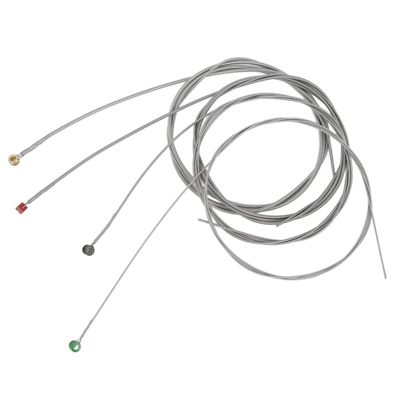 Guitar Strings, Colorful Head Electric Bass Strings Metal For Instrument