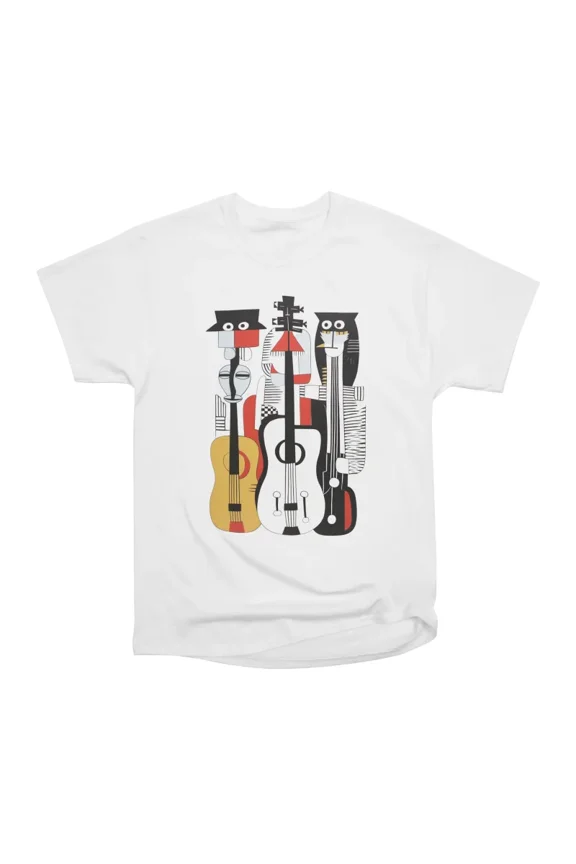 Guitar Structure T-Shirt Tee Gift For Him Merch For Her Apparel For Friend