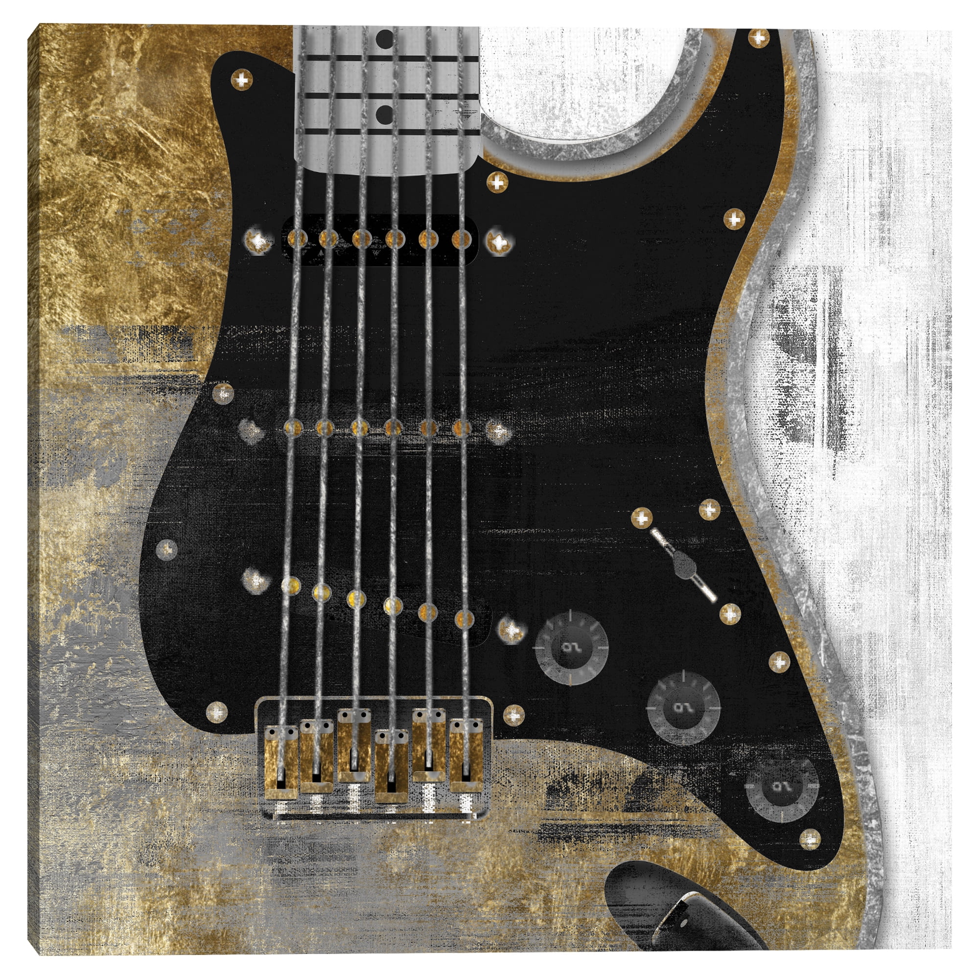 Guitar Study I by Natalie Adams Canvas Art Print