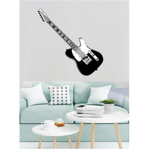 Guitar Sty2 Music Family Home Decor Vinyl wall art sayings Sticker Dcor Decal