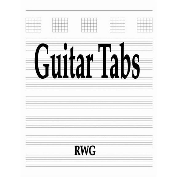 Guitar Tabs: 200 Pages 8.5" X 11", (Paperback)