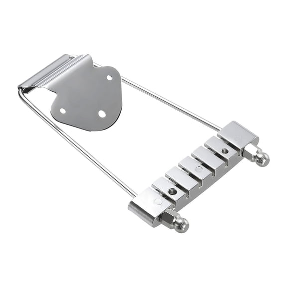 Guitar Tailpiece Bridge Jazz Archtop Replacement Zinc Alloy Easy Installation Professional Use