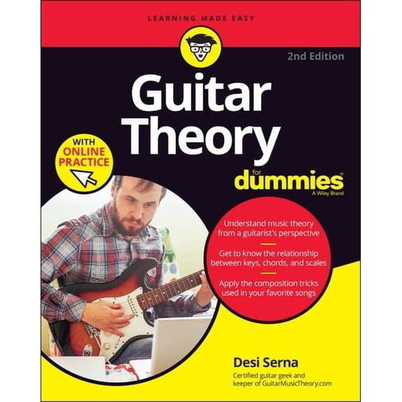 Guitar Theory for Dummies with Online Practice, (Paperback)