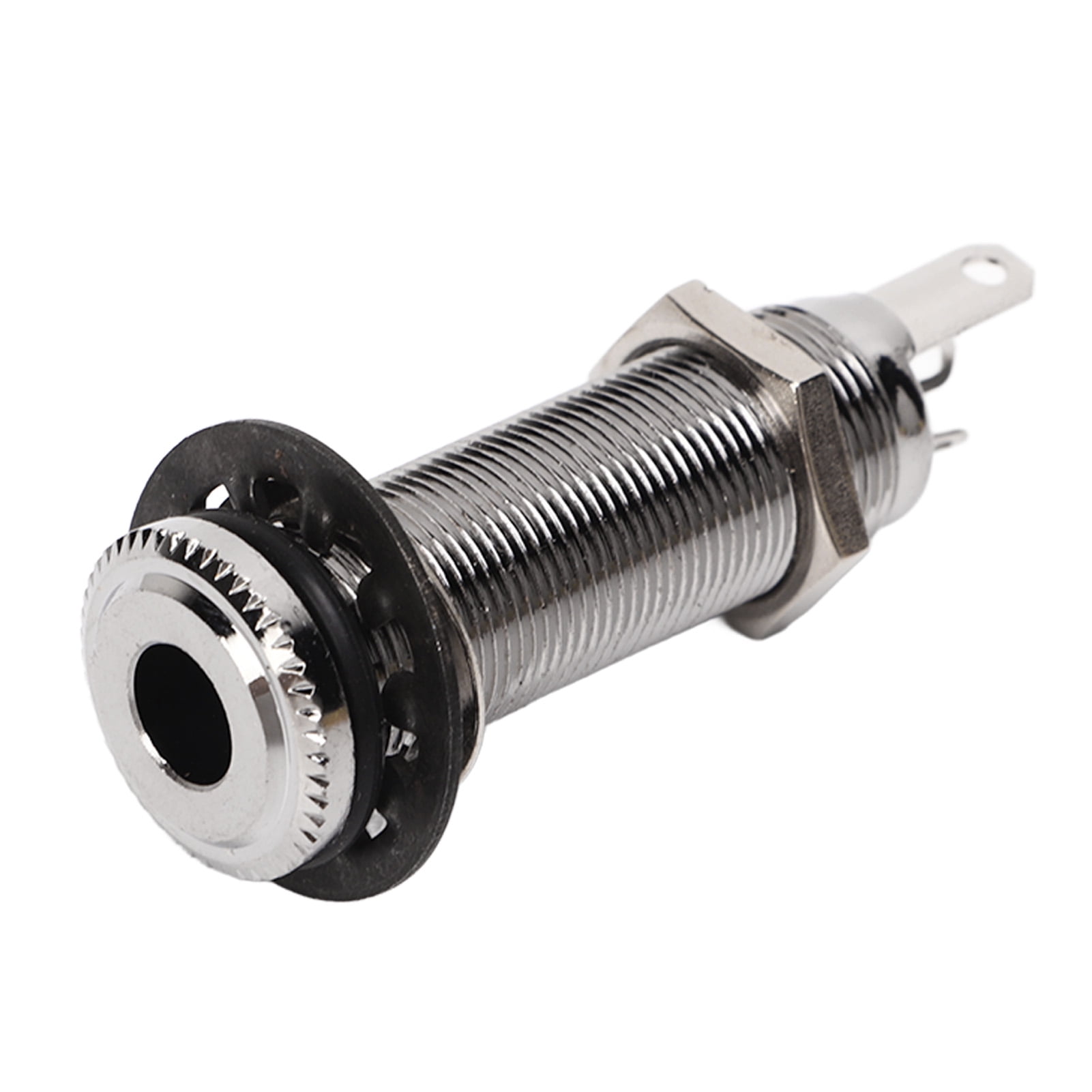 Guitar Threaded Jack Replacement Brass Straight Output Endpin For